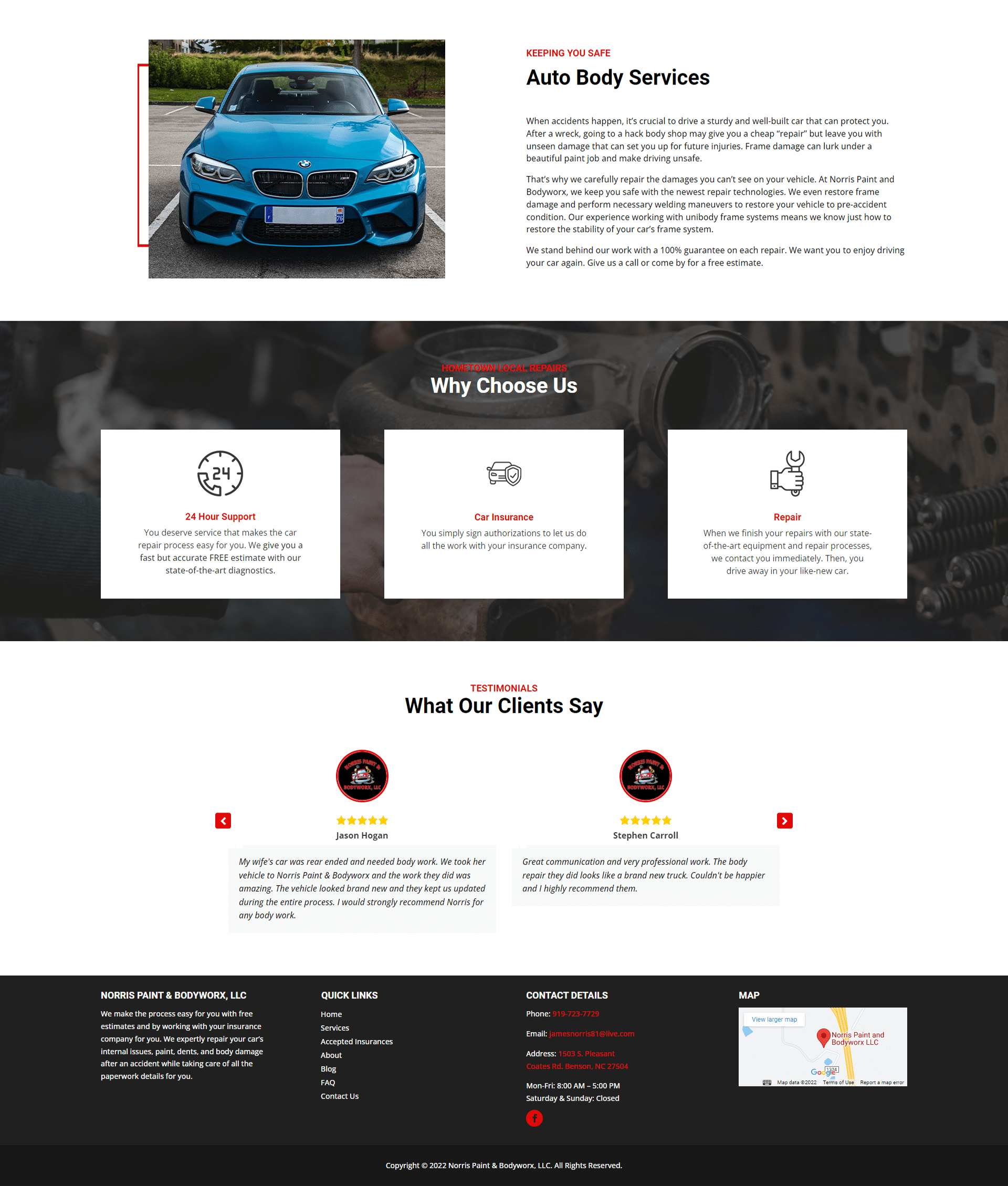 Norris Paint and Bodyworx - Page 2